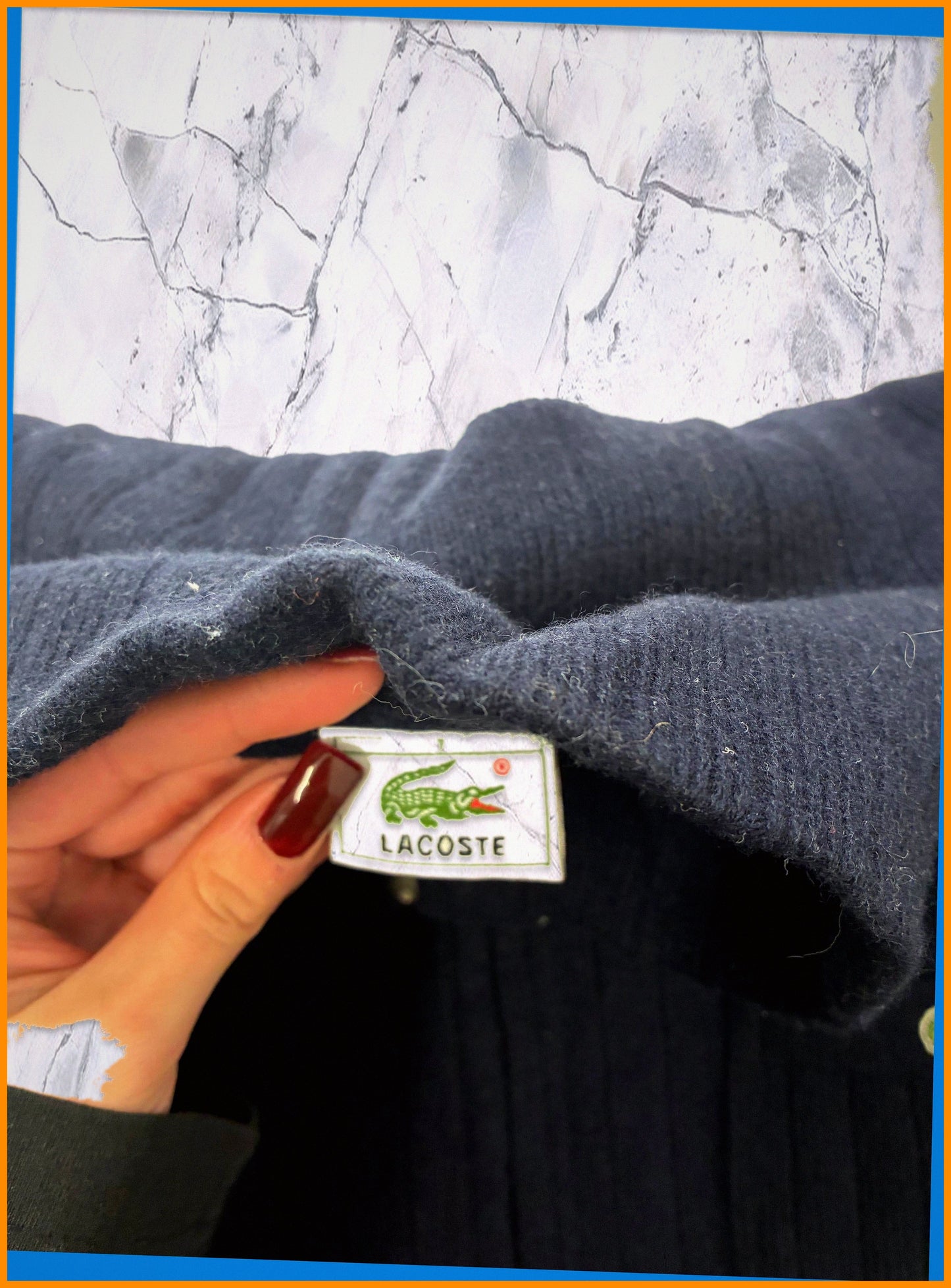 Vintage Lacoste Pullovet Wolle XL 673 5