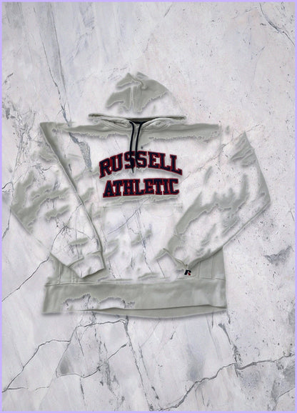 Russell Athletic Vintage Hoodie gestickt XXL 6 6 0 4