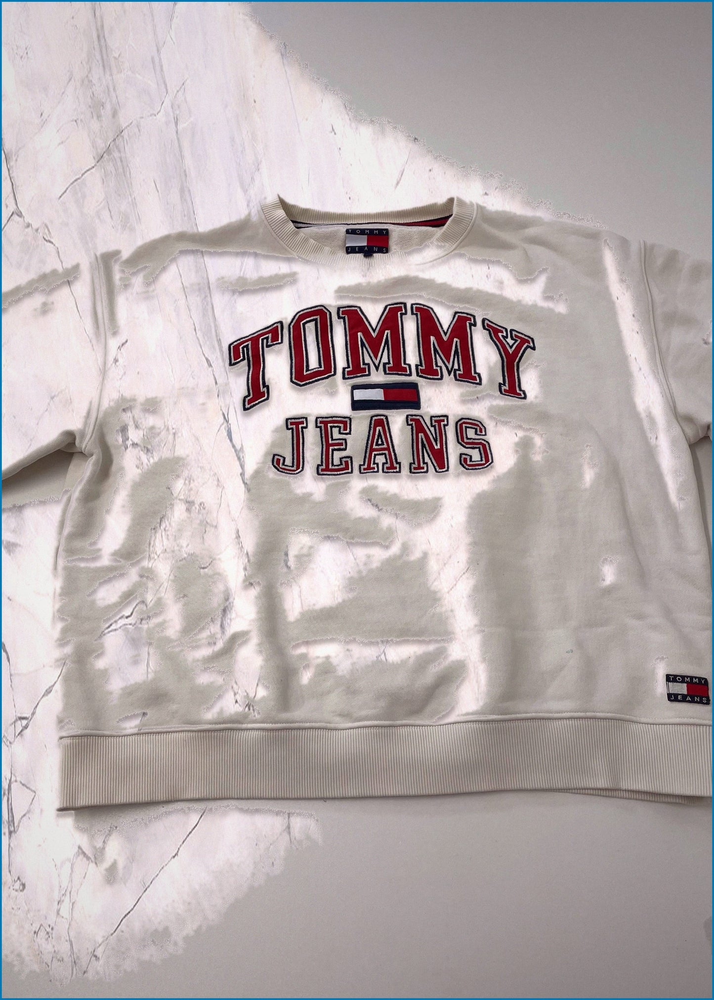 Tommy Hilfiger Vintage Sweatshirt gestickt XL 6 6 0 1