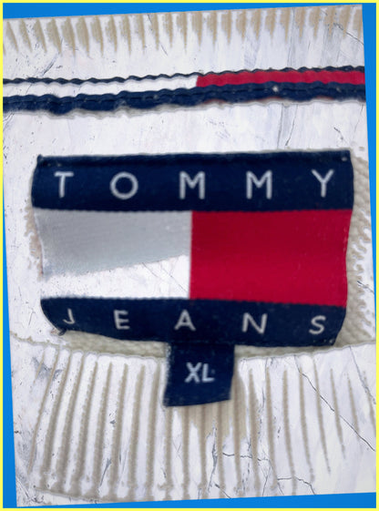 Tommy Hilfiger Vintage Sweatshirt gestickt XL 6 6 0 1