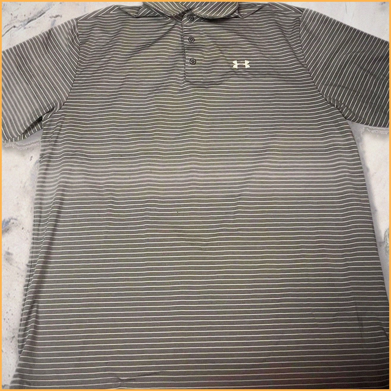 Vintage Under Armour Polo Shirt XL 418 5
