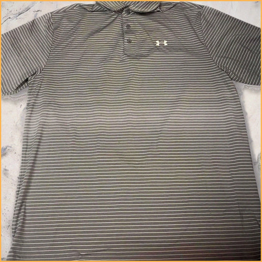 Vintage Under Armour Polo Shirt XL 418 5
