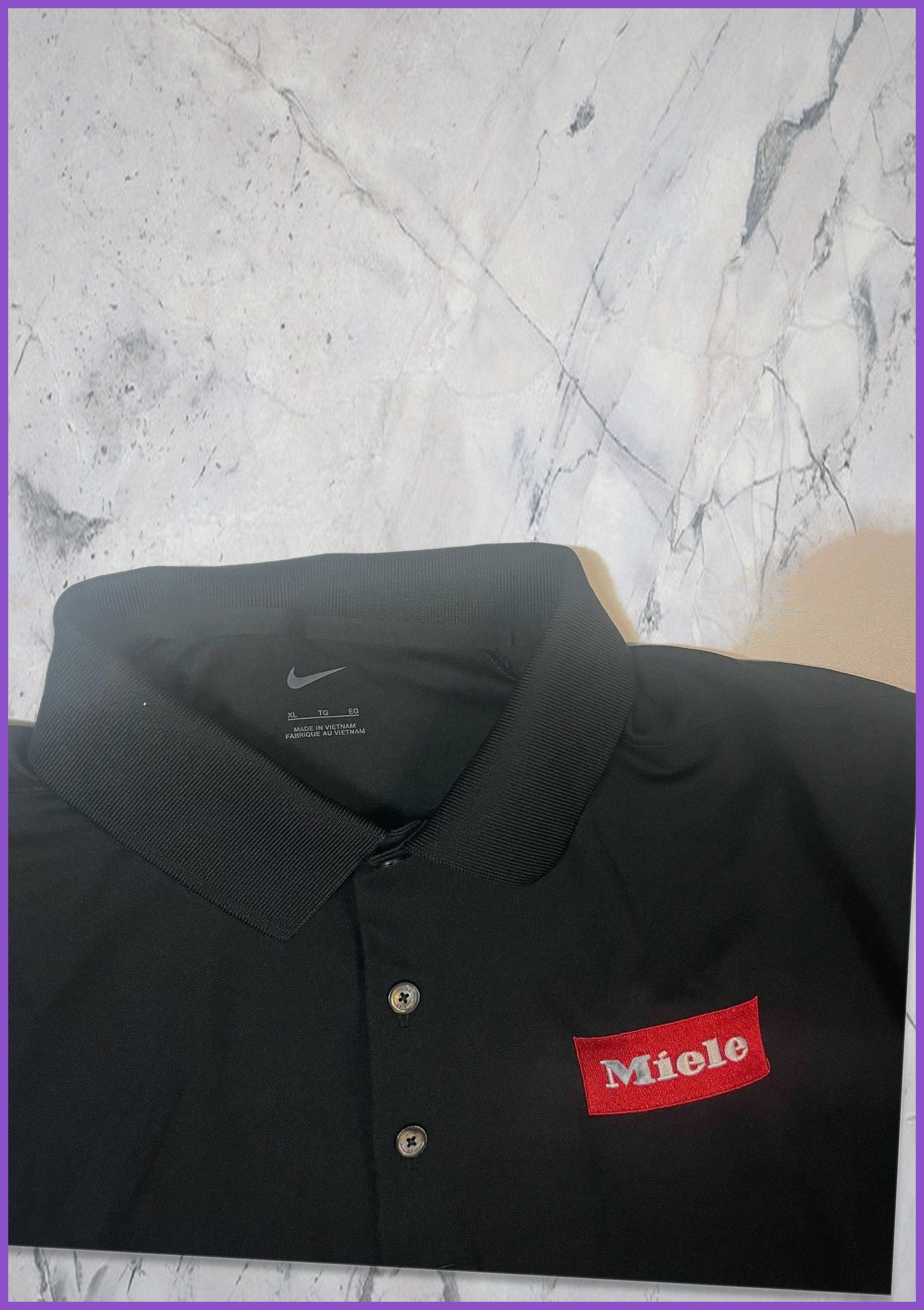 Vintage Nike Polo Shirt mit Etikett XL 4-186