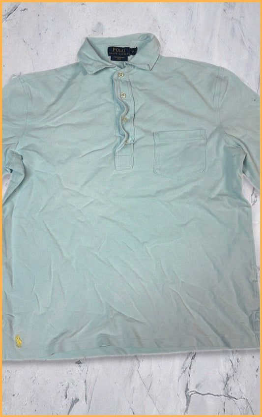 Polo Ralph Lauren Vintage Langarm Poloshirt M 5 8 0 7