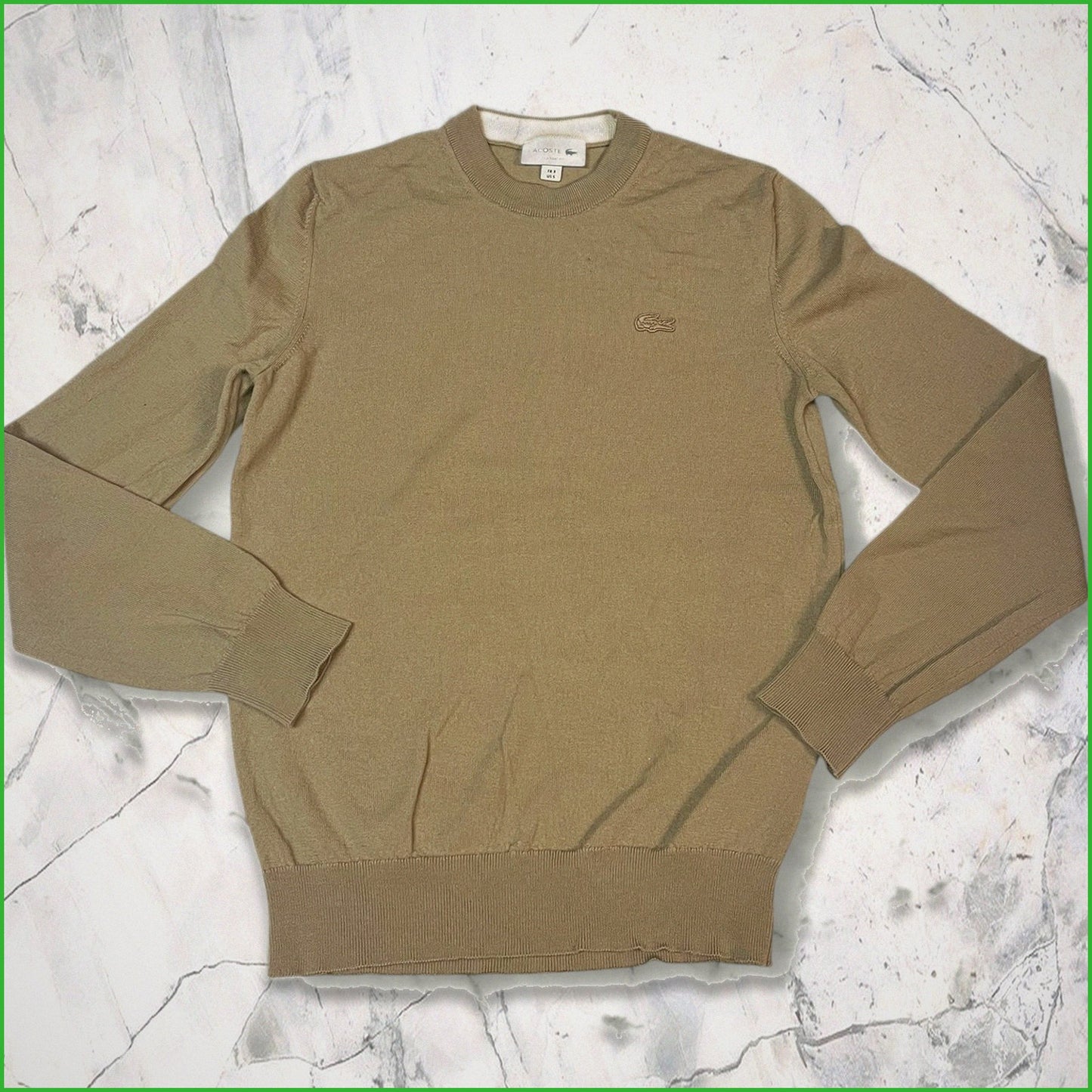 Lacoste Vintage Pullover 100% Wolle Xs 4-902