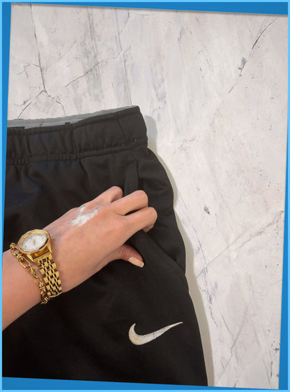 Nike Vintage Trackpants M baggy schwarz 72 78