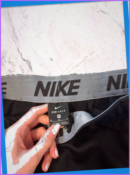 Nike Vintage Trackpants M baggy schwarz 72 78