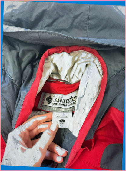 Columbia Vintage Jacke rot L 727 9