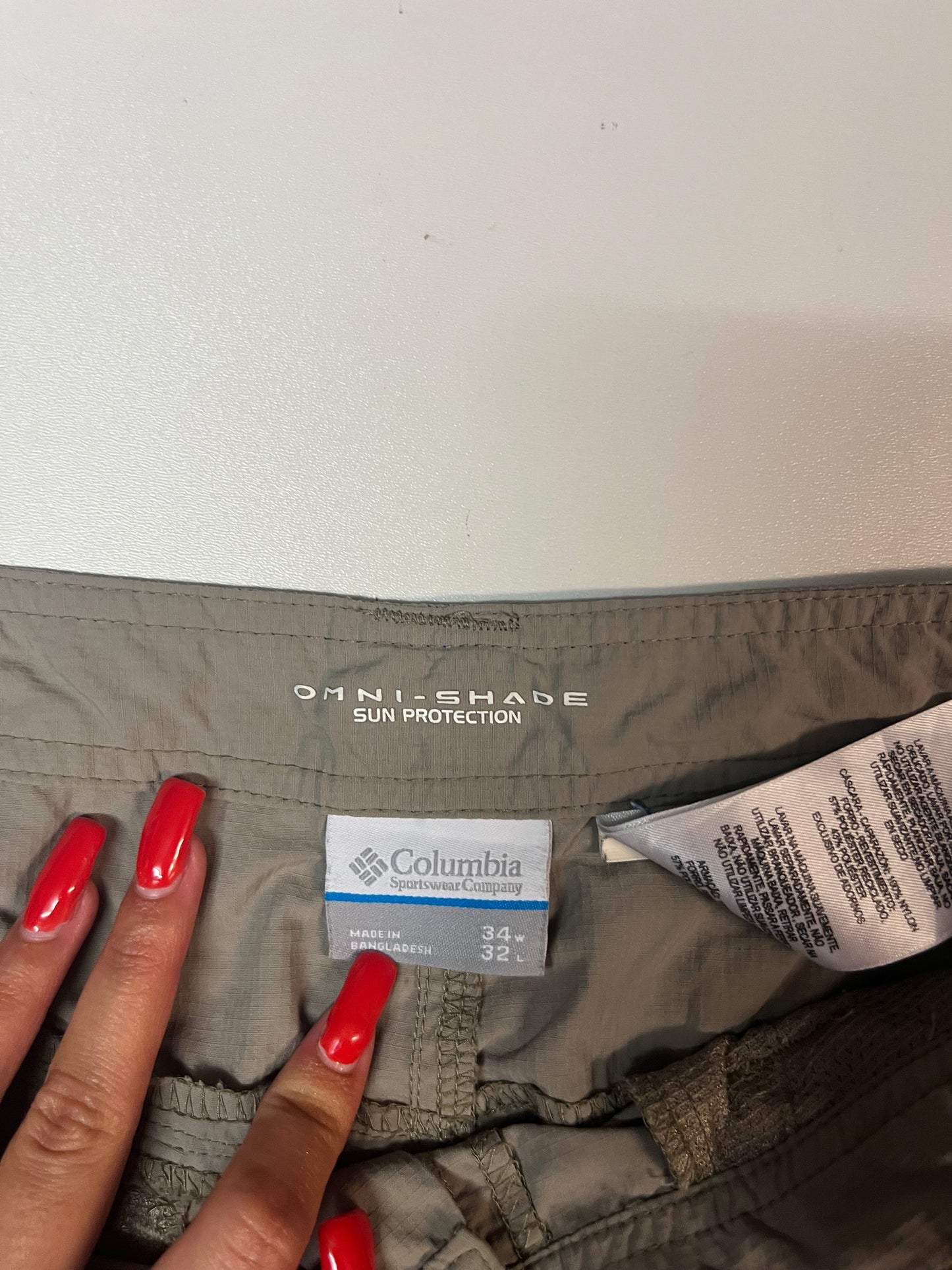 Vintage Columbia 2 in 1 Hose 34/32 fit S 3156